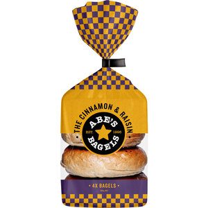 Abes Bagels Raisin & Cinnamon