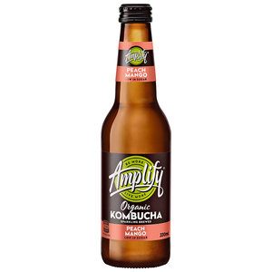 Amplify Organic Kombucha Peach Mango