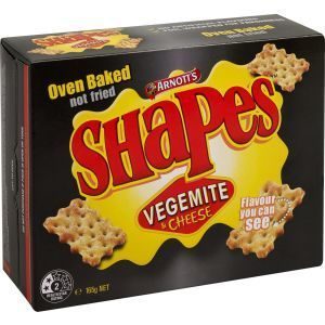 Arnotts Shapes Crackers Vegemite & Cheese