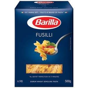 Barilla Pasta Spirals Fusilli No 98