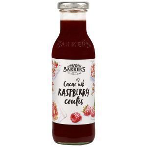 Barkers Berry Topping Cacao Nib Raspberry Coulis