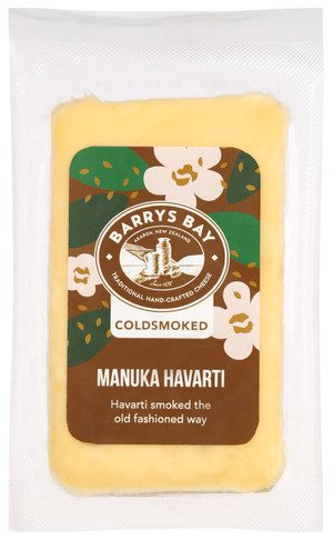 Barrys Bay Smoked Cheese Cold Smoked Manuka Havarti