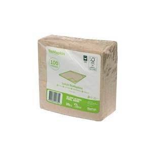 Biopak Serviettes Lunch Size Bnatural