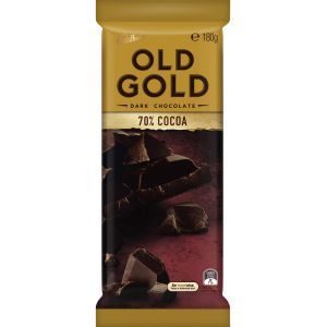 Cadbury Old Gold Chocolate Block 70% Cocoa