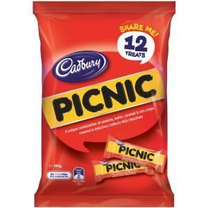 Cadbury Treat Size Chocolates Picnic 180g