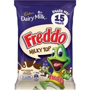 Cadbury Treat Size Individually Wrapped Freddo Milky Top 180g
