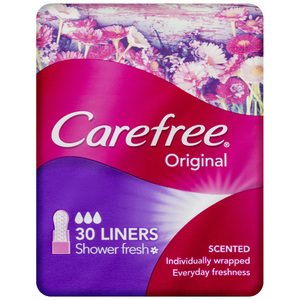 Carefree Panty Liners Shower Fresh