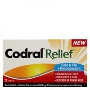 Codral Relief Plus Cold Remedy Decongestant