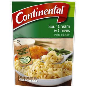 Continental Pasta Dish Sour Cream & Chives