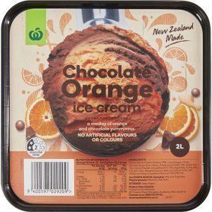 Countdown Ice Cream Orange Chocolate