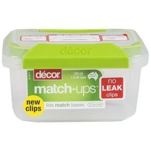 Decor Match-ups Oblong With Clips Green