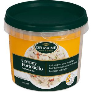 Delmaine Chilled Pasta Sauce Creamy Portobello
