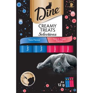 Dine Creamy Treats Cat Treats Tuna Selection