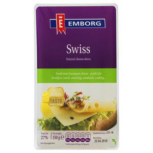 Emborg Cheese Slices Swiss