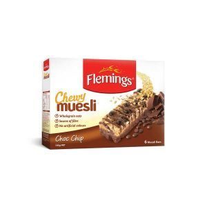 Flemings Chewy Muesli Bars Chocolate Chip 180g