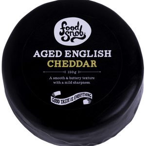 Food Snob Hard Cheese Aged English Cheddar
