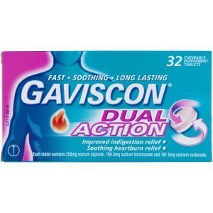 Gaviscon Dual Action Antacid Tablets