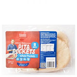 Giannis Pita Bread White Pockets