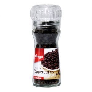Greggs Peppercorns Black Grinder