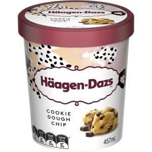 Haagen Dazs Ice Cream Cookie Dough Chip