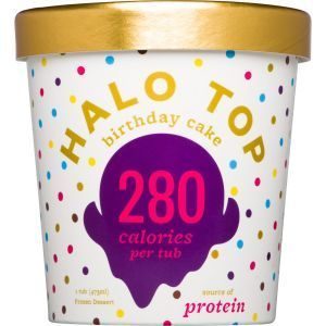 Halo Top Ice Cream Birthday Cake