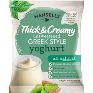 Hansells Thick & Creamy Yoghurt Base Natural Greek