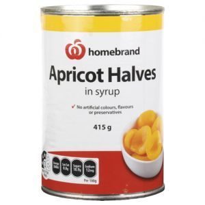 Homebrand Apricots Halves In Syrup