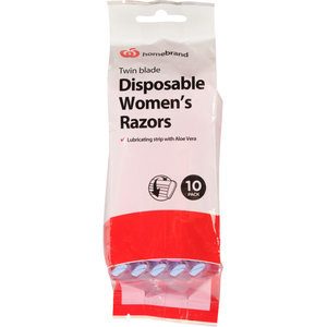 Homebrand Disposable Shavers Lady