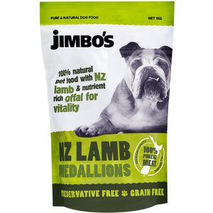Jimbos Dog Food Nz Lamb Medallions