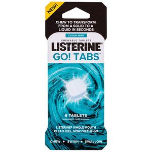 Listerine Go Tabs Breath Freshener Mint
