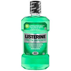 Listerine Mouth Rinse Teeth Defense