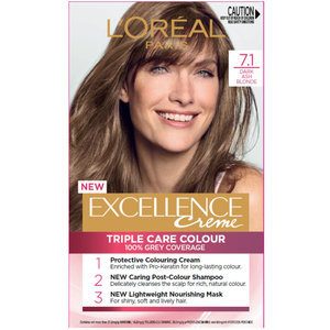 Loreal Excellence Hair Colour Dark Ash Blonde 7.1
