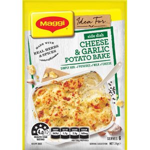 Maggi Side Dish Potato Bake Cream Cheese & Garlic