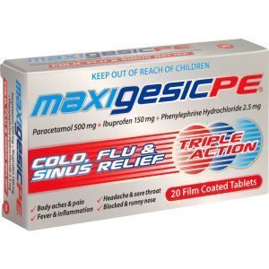 Maxigesic Cold, Flu & Sinus Remedy Pe