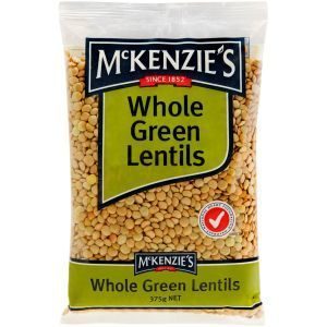 Mckenzies Lentils Whole Green