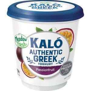 Meadow Fresh Kalo Yoghurt Tub Greek Passionfruit