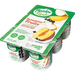 Meadow Fresh Yoghurt 6pk Sunshine Fruits
