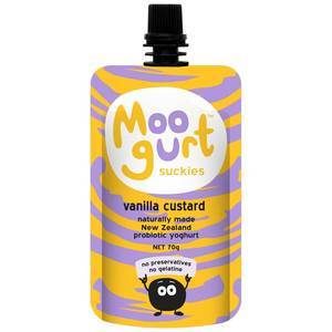 Moogurt Yoghurt Pouch Vanilla Custard