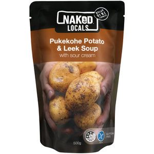 Naked Locals Chilled Soup Pukekohe Potato & Leek