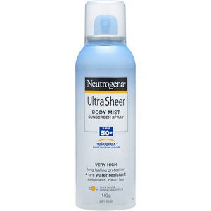 Neutrogena Ultra Sheer Sunblock Mist Spf 50+