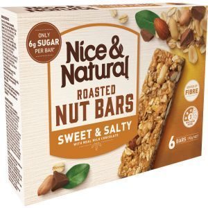 Nice & Natural Nut Bar Muesli Bars Sweet & Salty 192g