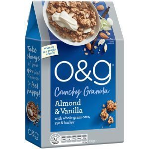 O&g Granola Crunchy Almond & Vanilla