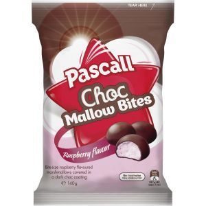 Pascall Marshmallows Choc Raspberry Mallow Bites