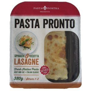 Pasta Pronto Chilled Meal Spinach & Ricotta Lasagne