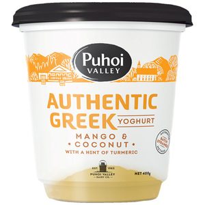 Puhoi Valley Authentic Greek Yoghurt Tub Mango Coconut