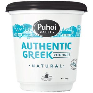 Puhoi Valley Authentic Greek Yoghurt Tub Natural