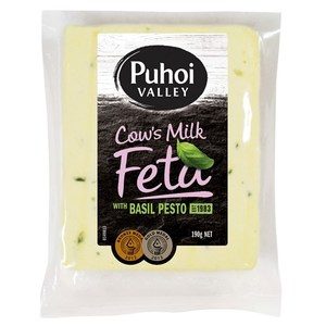 Puhoi Valley Fresh Cheese Cows Milk Basil Pesto Feta