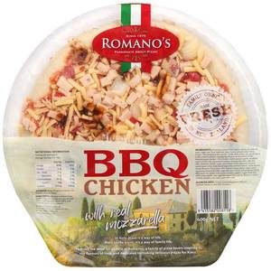 Romanos Bbq Chicken Pizza