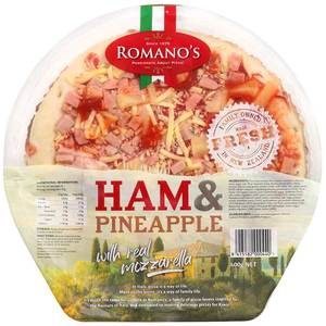 Romanos Ham & Pineapple Pizza
