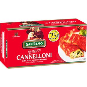 San Remo Pasta Cannelloni